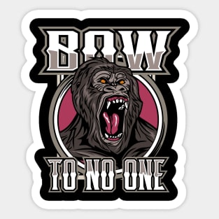 KING GORILLA Sticker